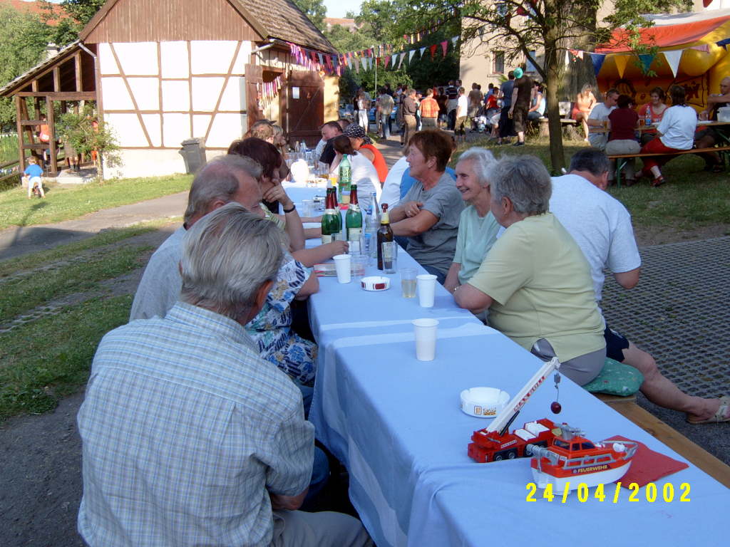 beim Kaffeetrinken