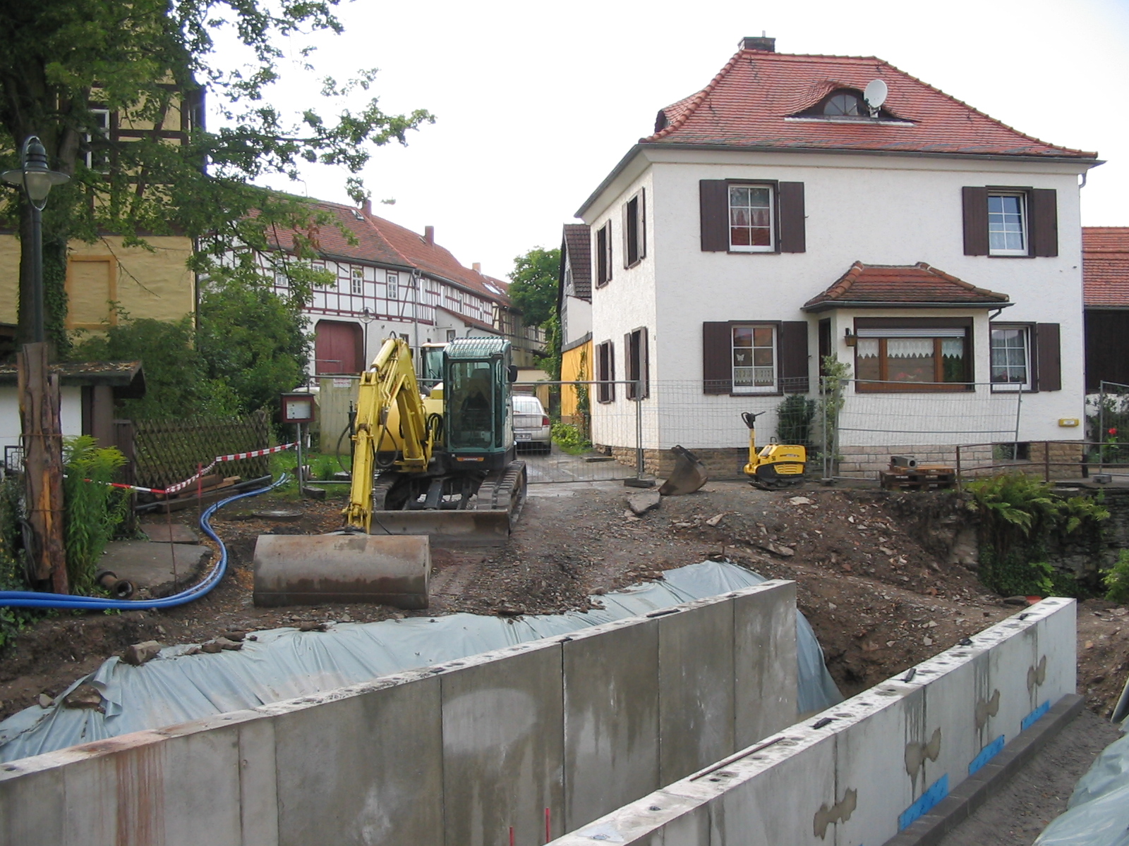 die Baustelle im Überblick