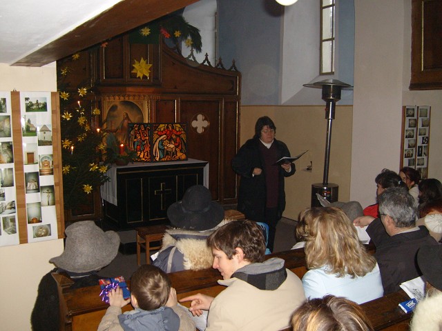 Weihnachten 2007 in der burgwitzer Kirche. Aufgenommen von Rico Krause am 24.12.2007.